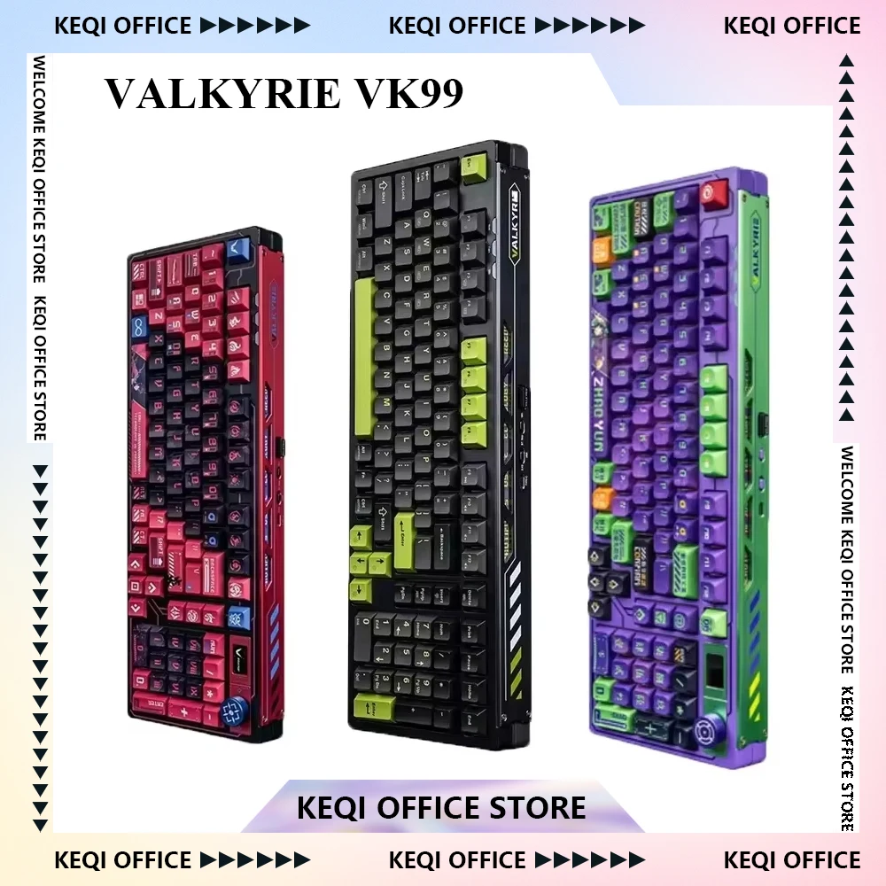 Pc Gaming Fullset - Valkyrie vk99 teclados mecânicos rgb sem