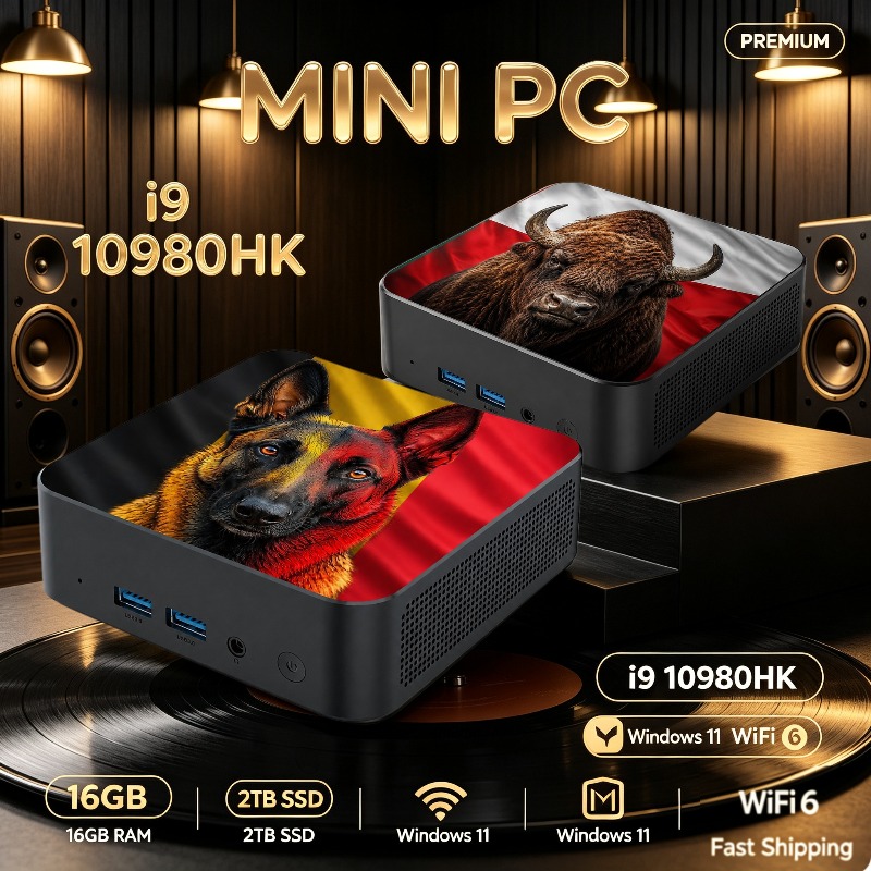 Pc Gaming Desktop - Computador de Jogos Compacto Intel Core