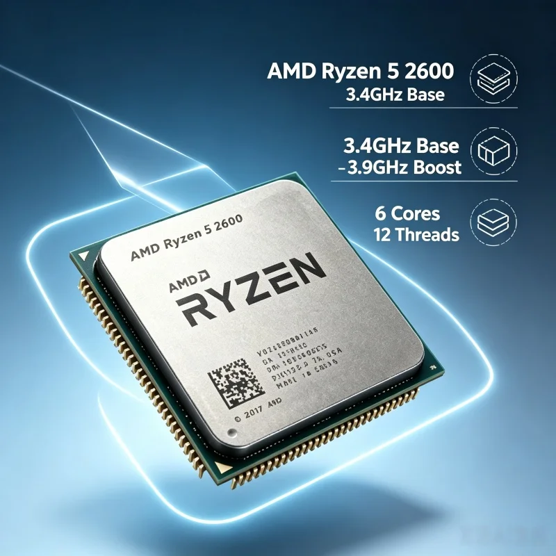 Pc Gaming Entry - Processador Universal AM4 Socket Ryzen 5