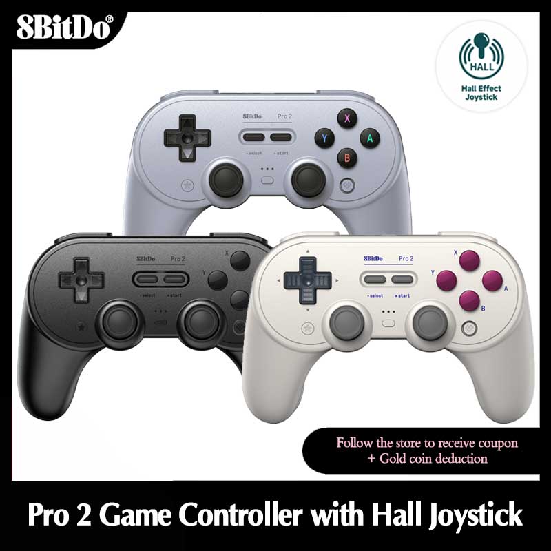 Pc Gaming Victus - 8Bitdo-Pro2 Controlador de Jogo Bluetooth, Gamepad