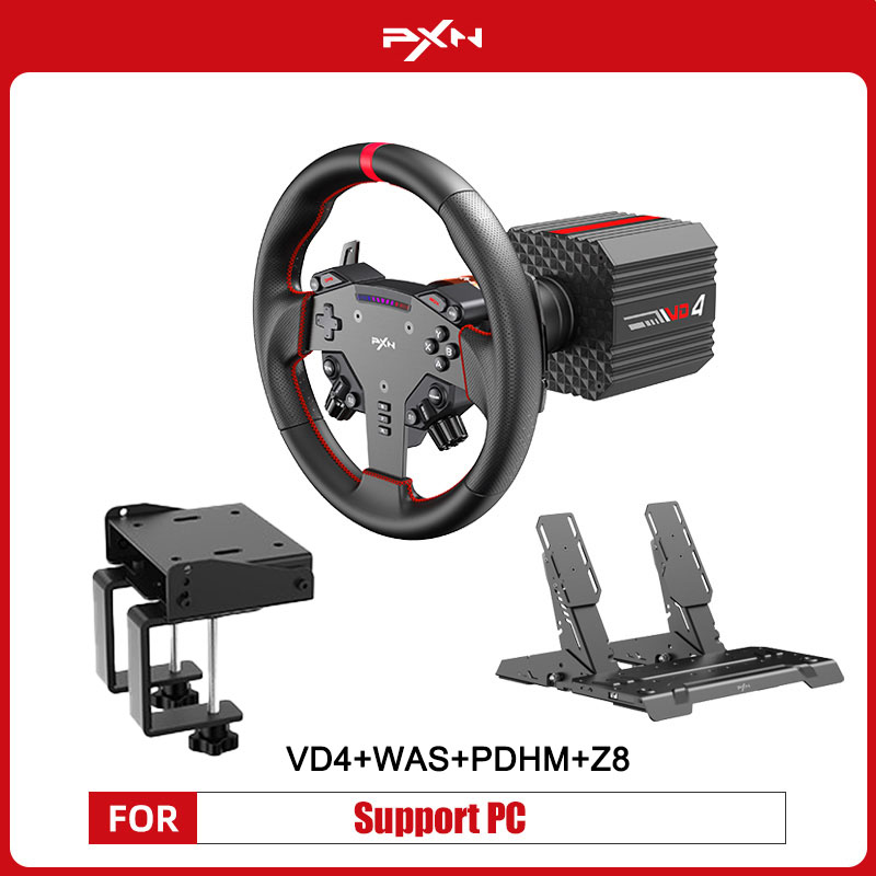 Pc Gaming Entry - Volante de corrida PXN V4D Bundle,