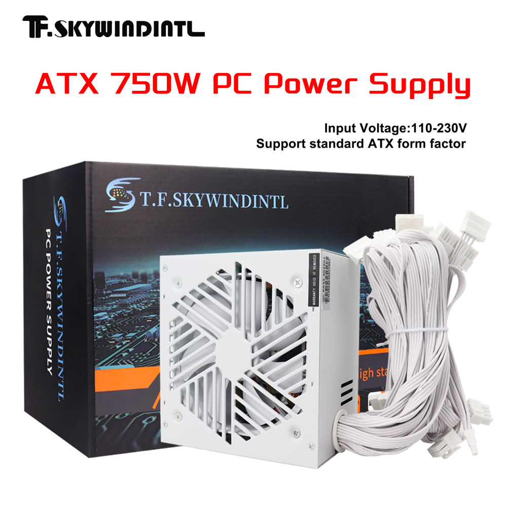 Pc Gaming Watt - Fonte de alimentação branca para pc,