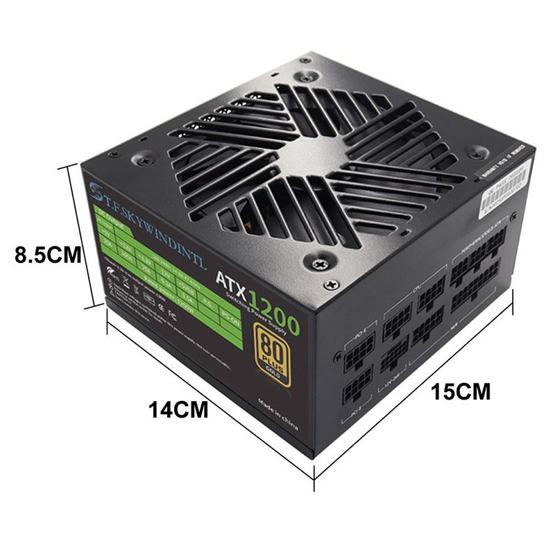 PCIE 5.0 1200W Fonte de alimen - Pc Gaming Fullset avaliação e preço