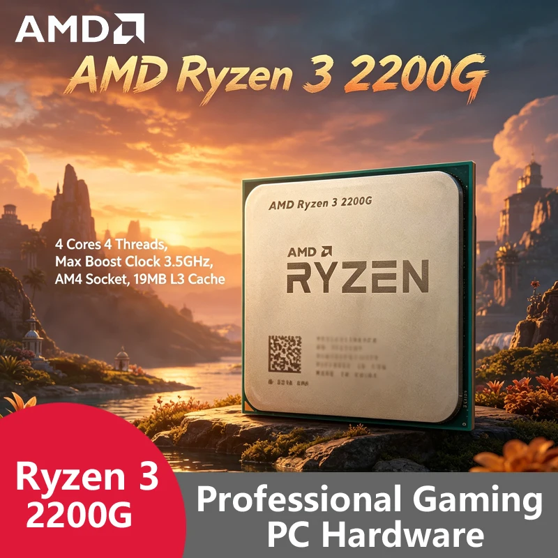 Processador AMD Ryzen 3 2200G  - Pc Gaming Entry avaliação e preço