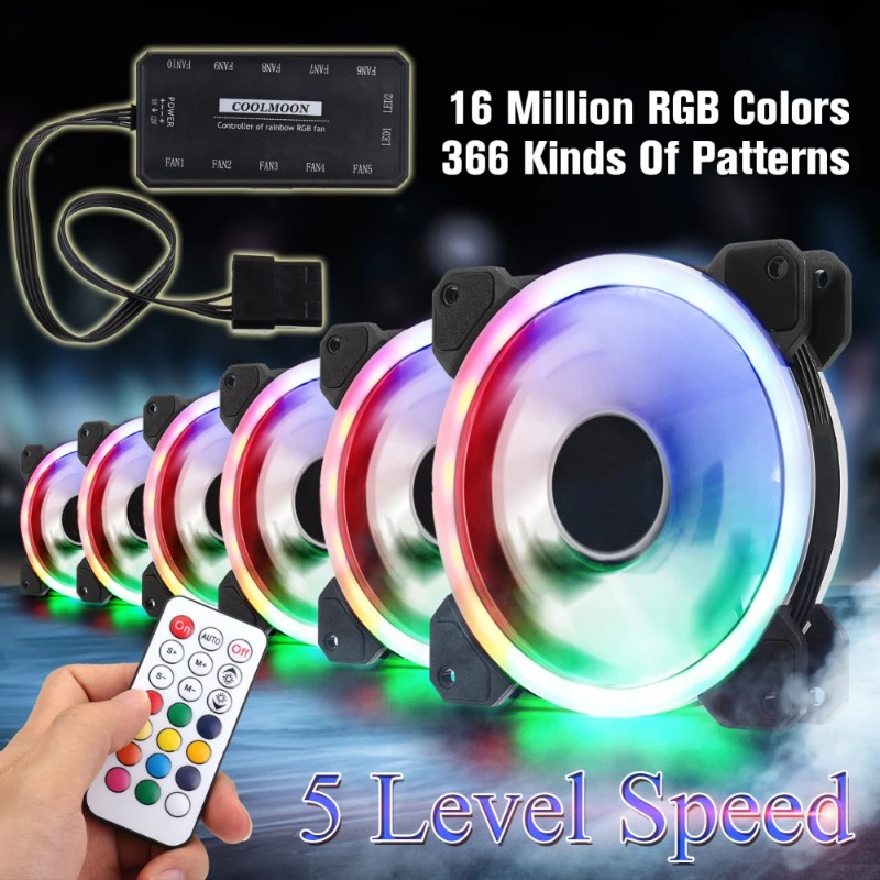 Ventoinha RGB Silenciosa Ajust - Pc Gaming Ff avaliação e preço