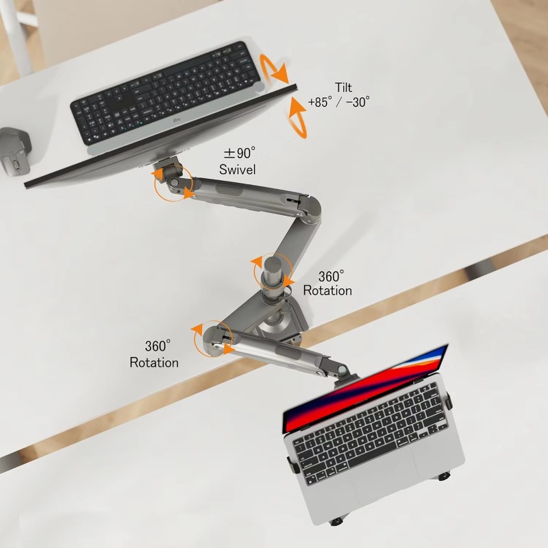 Suporte para laptop combinado  - Dual Monitor Arm avaliação e preço