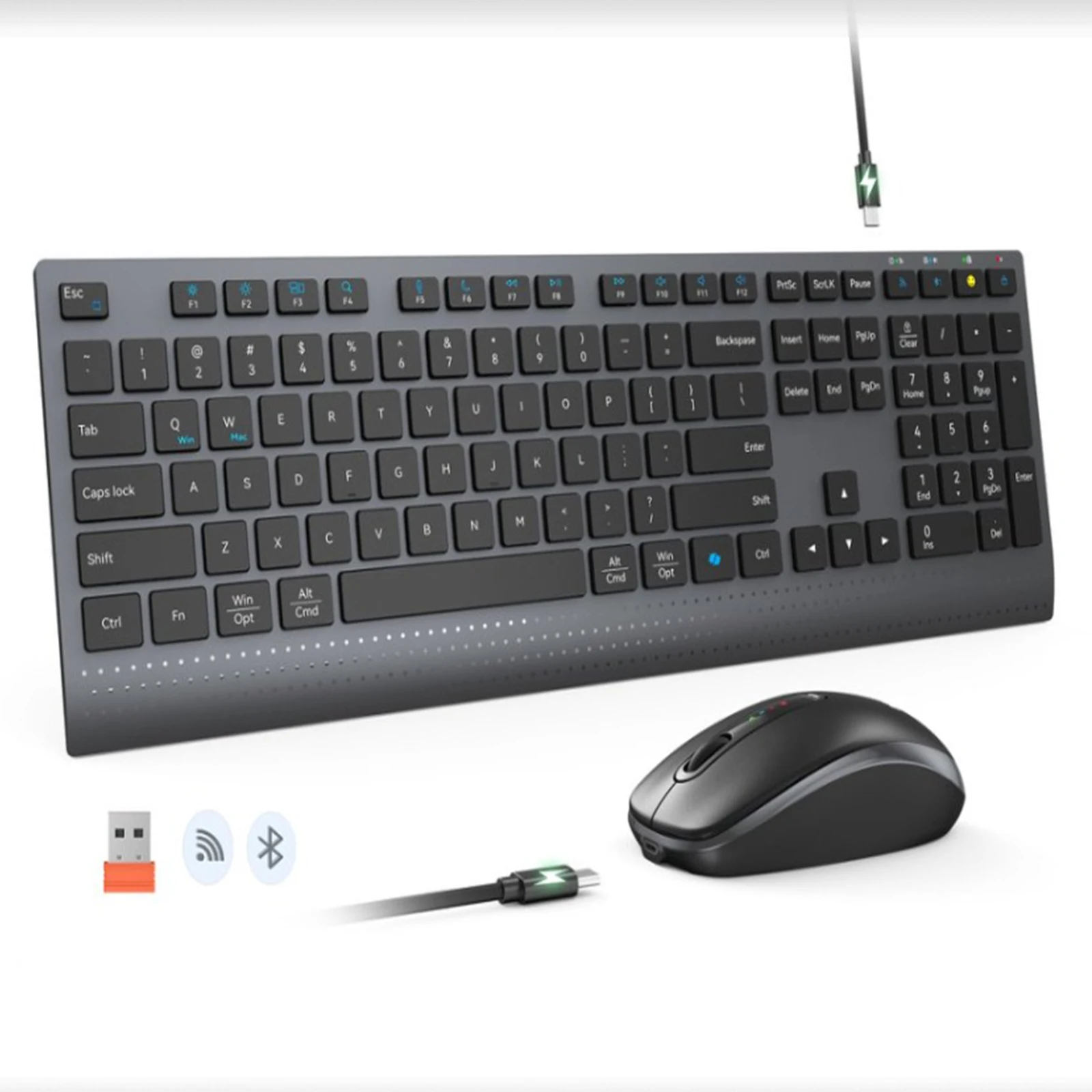 2.4g bluetooth modo duplo tecl - Pc Gaming Fullset avaliação e preço