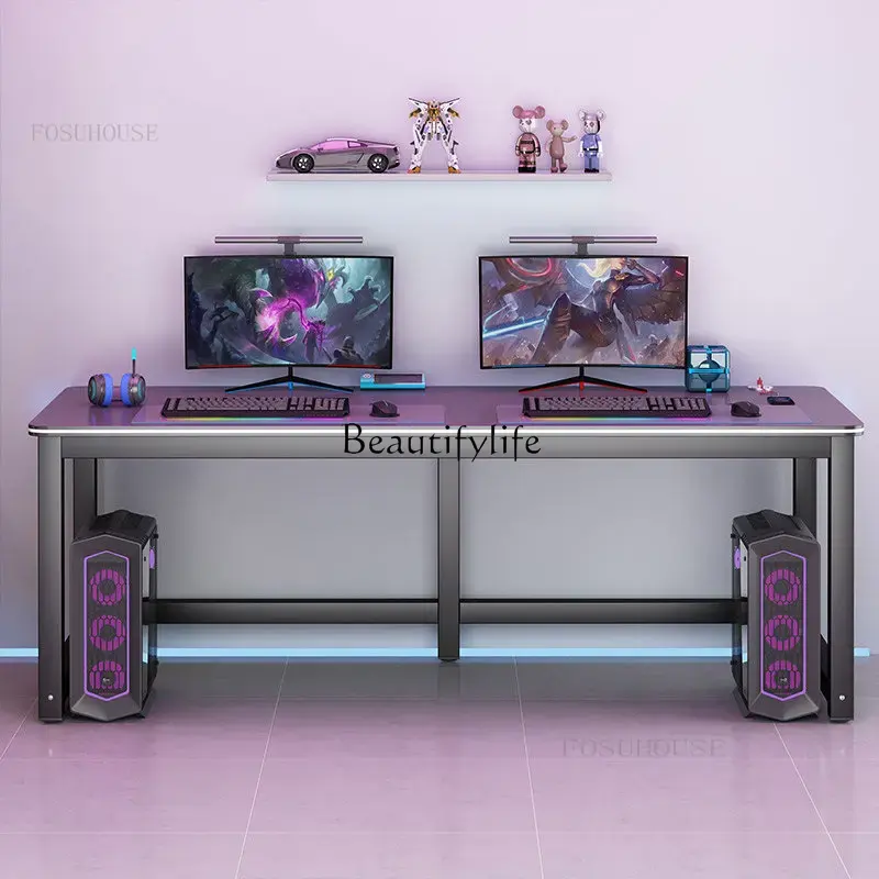 Mesa de computador moderna e m - Pc Gaming Cafe avaliação e preço