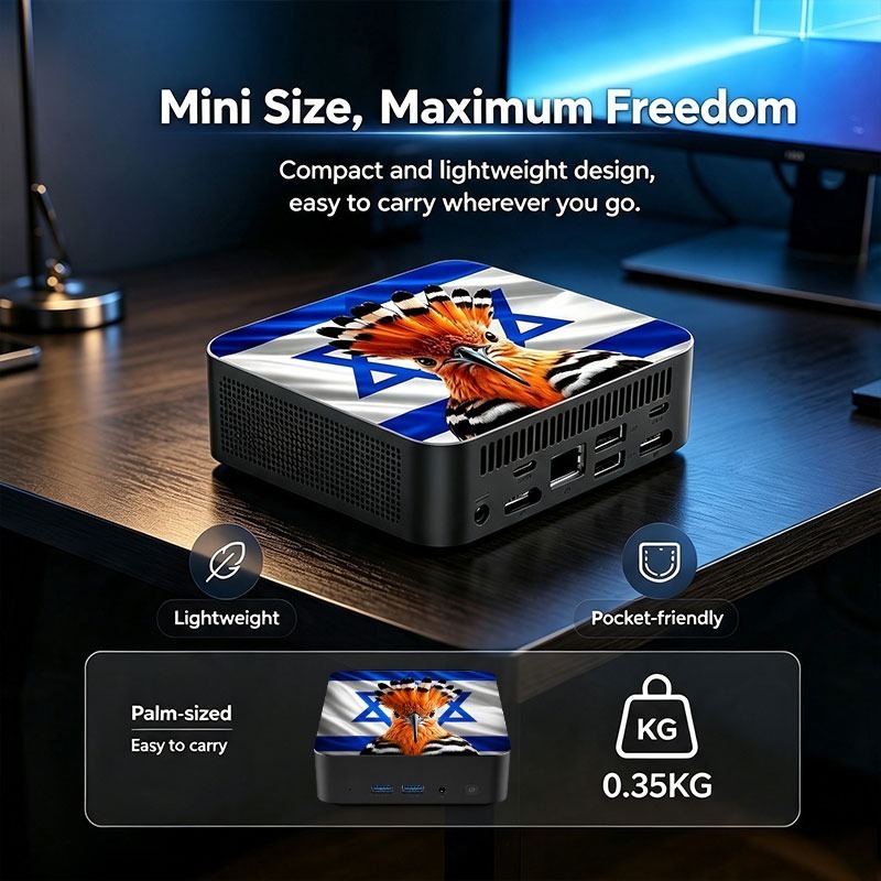 Novo Mini PC Intel Core N150 p - Pc Gaming Desktop avaliação e preço