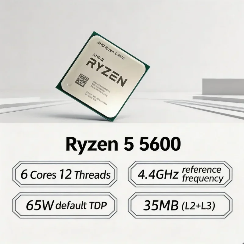 Processador Ryzen 5 5600 com 6 - Pc Gaming Entry avaliação e preço