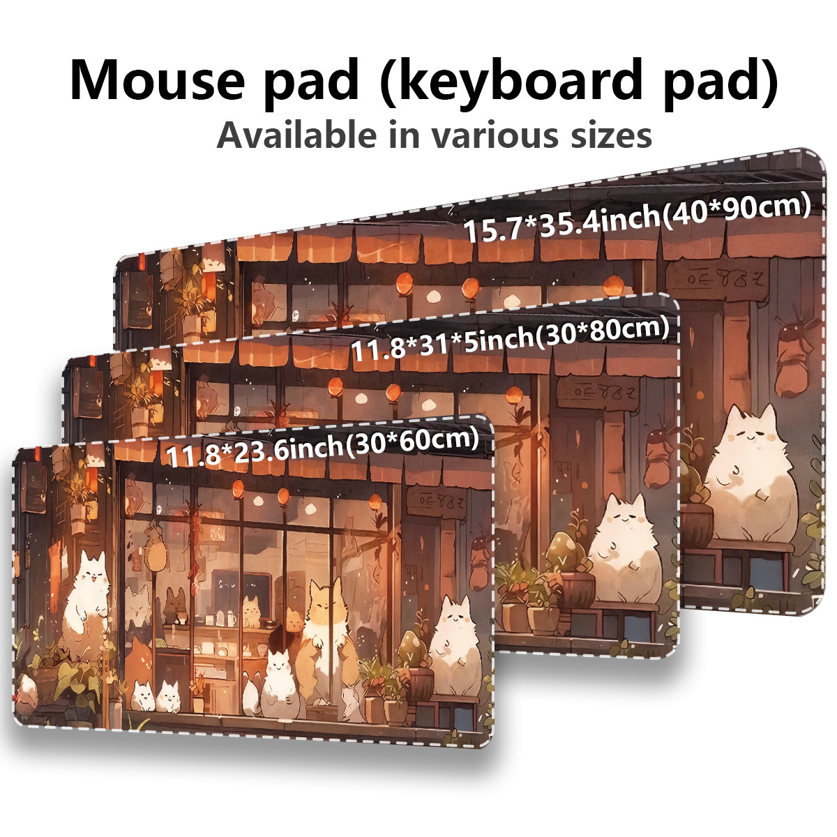 Mouse Pad de Jogos Estendido c - Pc Gaming Cafe avaliação e preço