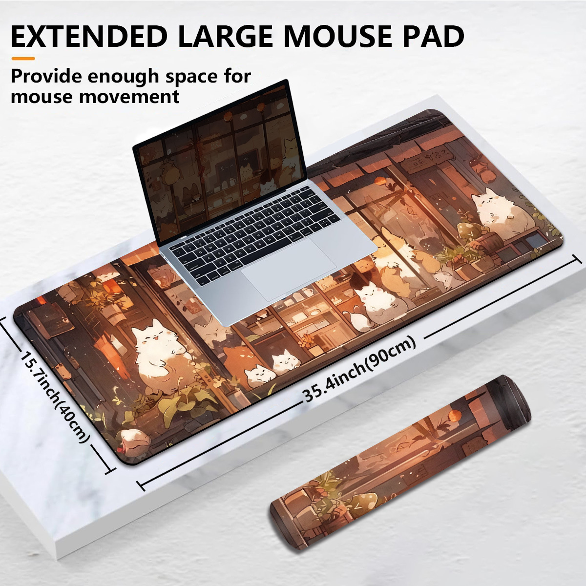 Mouse Pad de Jogos Estendido c - Pc Gaming Cafe avaliação e preço