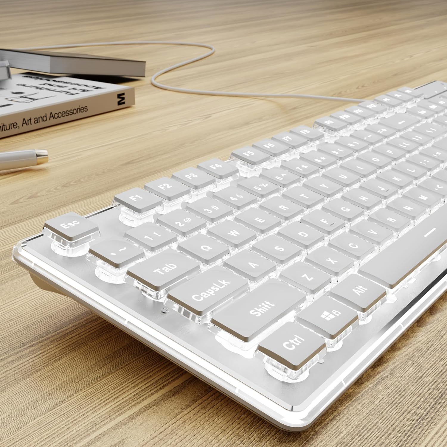 Teclado USB com Fio, Painel Me - Pc Gaming Fullset avaliação e preço