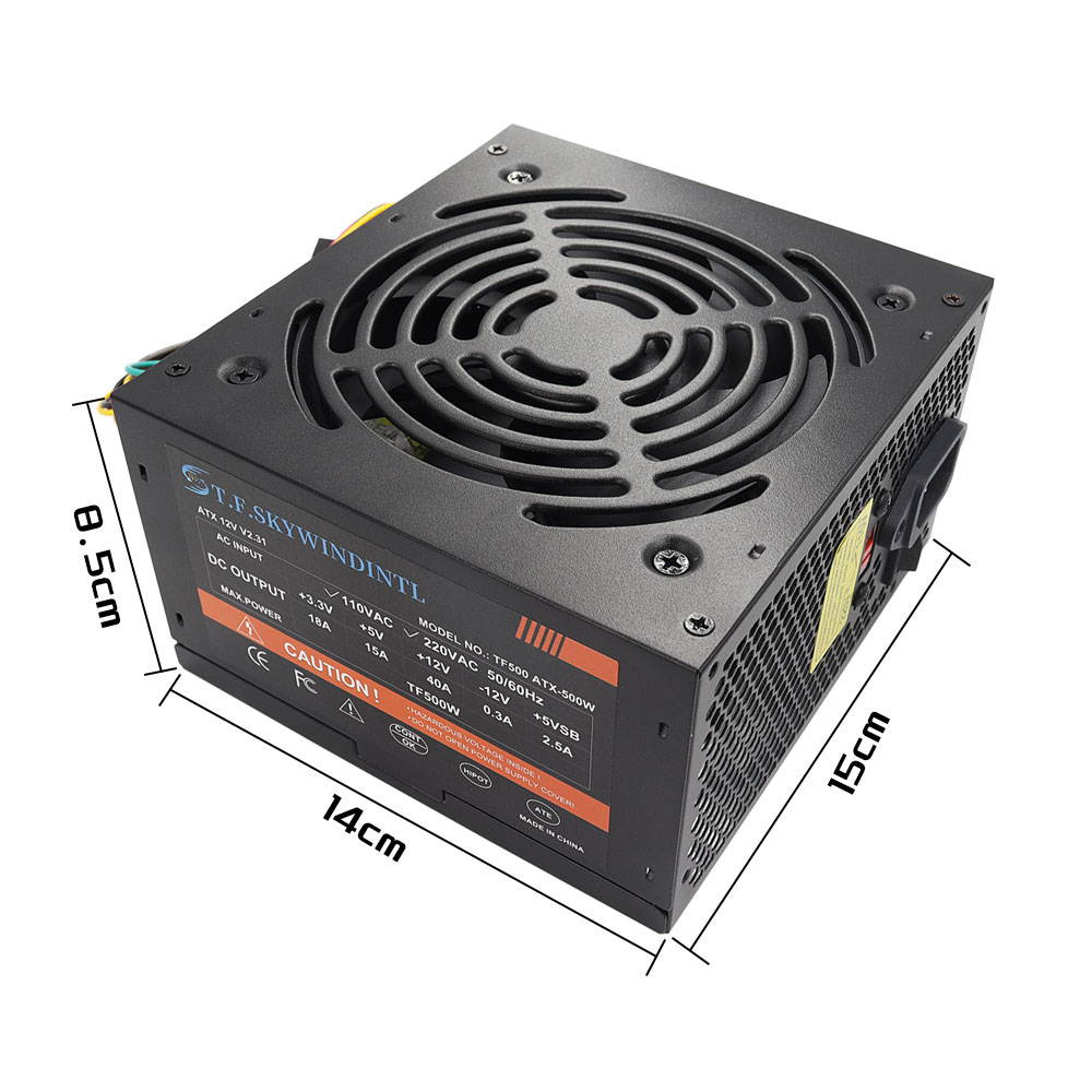 Barato 500W Preto ATX Desktop  - Pc Gaming Ff avaliação e preço