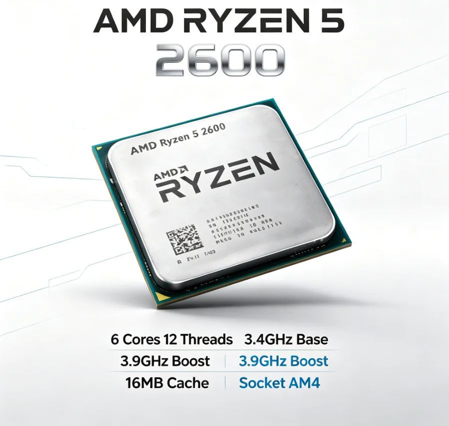 Processador AMD Ryzen 5 2600 R - Pc Gaming Entry avaliação e preço