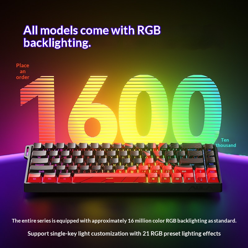 Teclado Mecânico Aula Win60 co - Pc Gaming Zone avaliação e preço