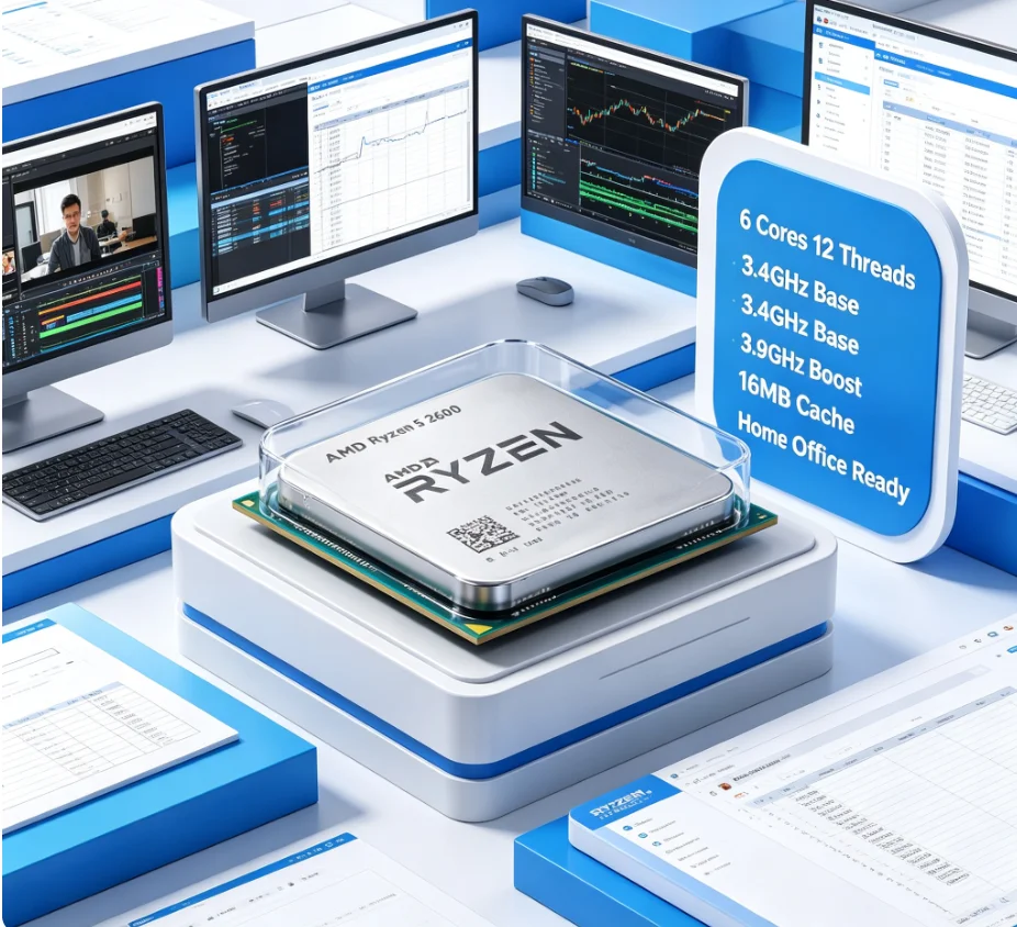 Processador AMD Ryzen 5 2600 p - Pc Gaming Entry avaliação e preço