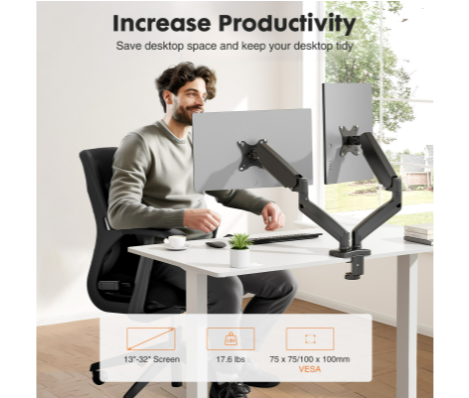 Suporte Duplo para Monitores,  - Dual Monitor Arm avaliação e preço