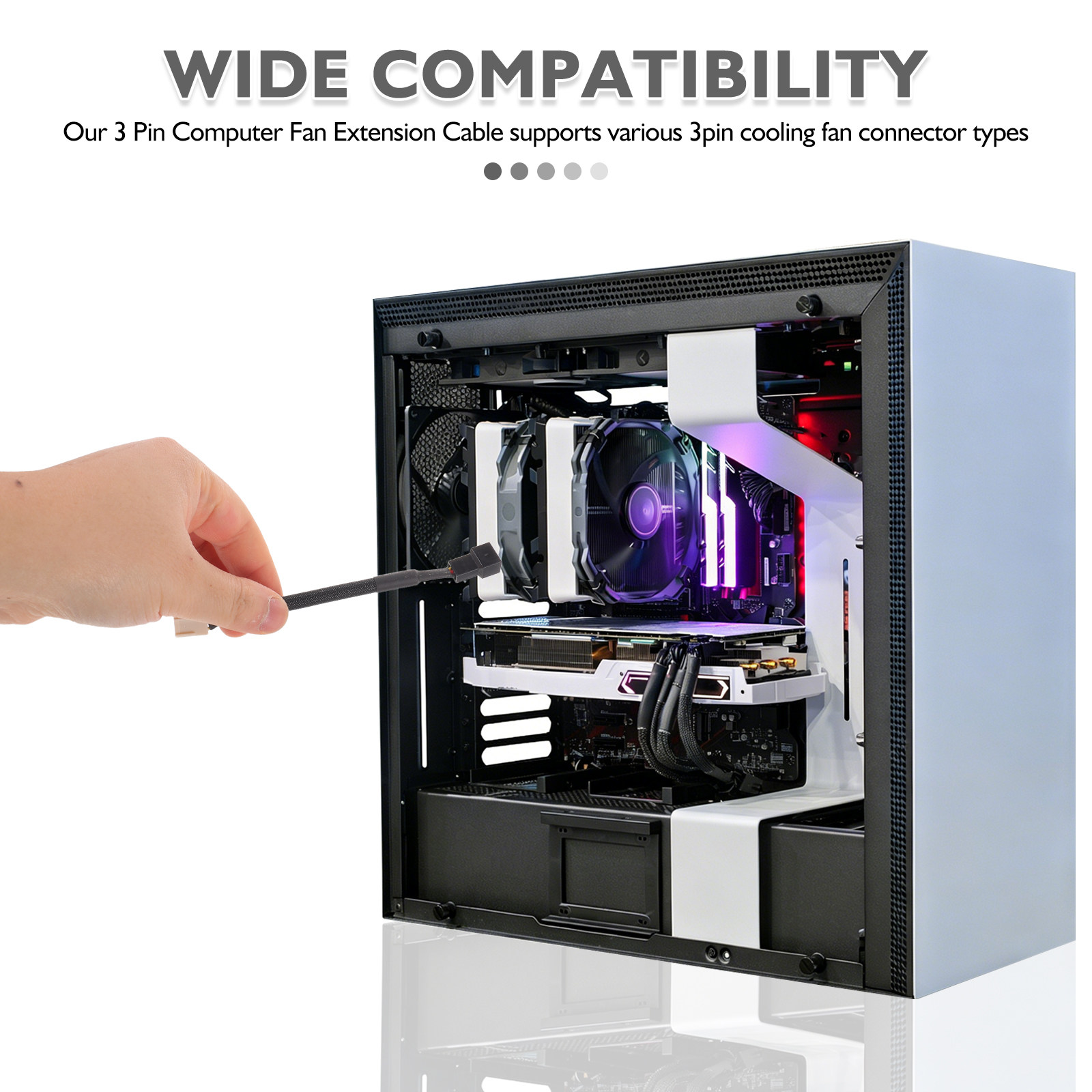 Cabo Extensor de Ventilador de - Pc Gaming Ff avaliação e preço